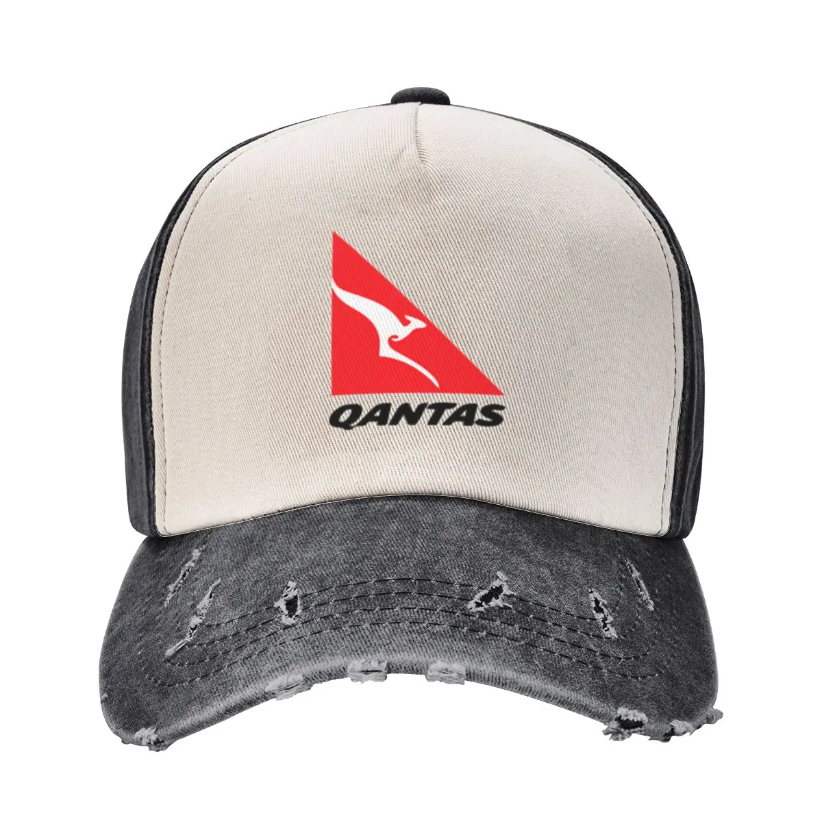 

Повседневная Молодежная бейсболка Qantas с эффектом потертости