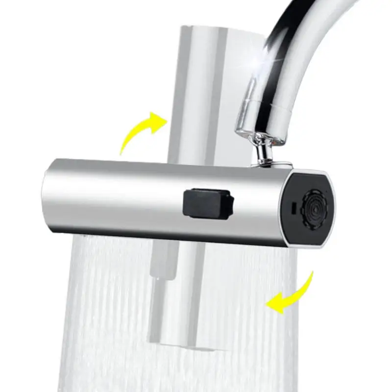 

Waterfall Kitchen Sink Adaptor Faucet Washbasin Faucet Extender Aerator Nozzle Kitchen Sink Faucets For Bathroom Home Hotel