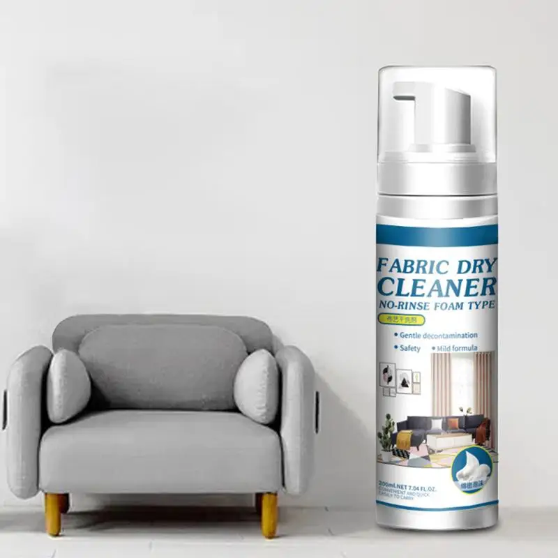 Fabric Spray Cleaner Powerful Stain And Dirt Eliminator For Upholstery And Fabric 200ml Household Multifunctional Cleaning Foam fabric sofa cleaner carpet cleaner