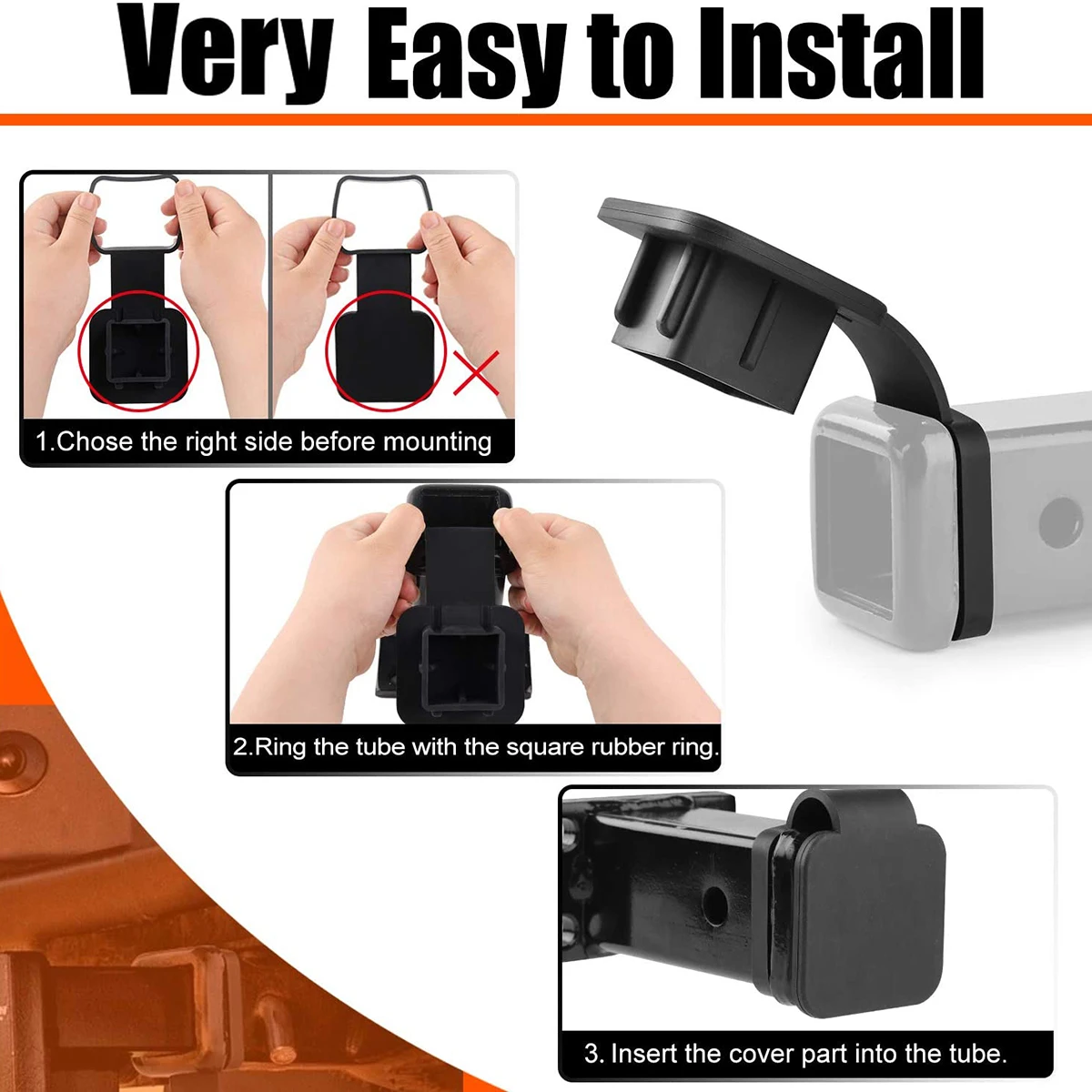 2000 - 2017 OEM FACTORY TOYOTA TOW HITCH COVER PLUG 2 IN (2 PACK) PT228 - Foto 5