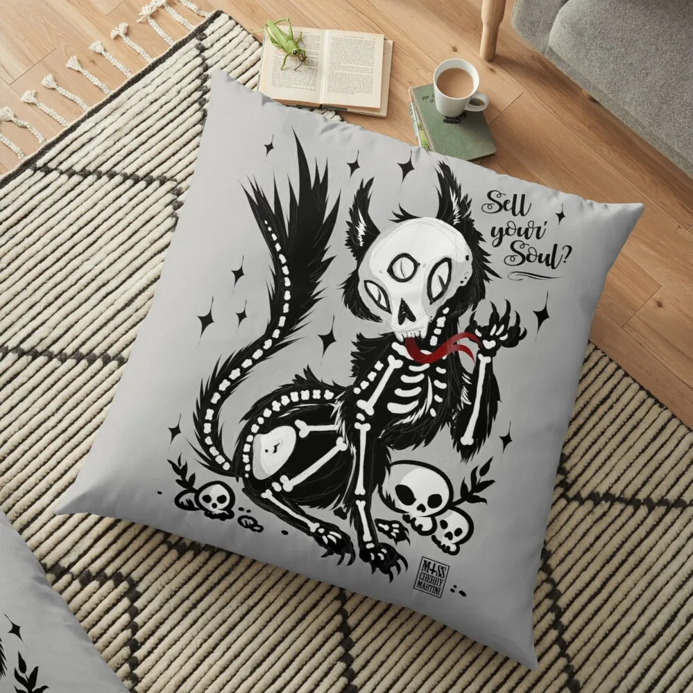 Sell your Soul?Floor Pillow Christmas Covers Throw Pillow Covers