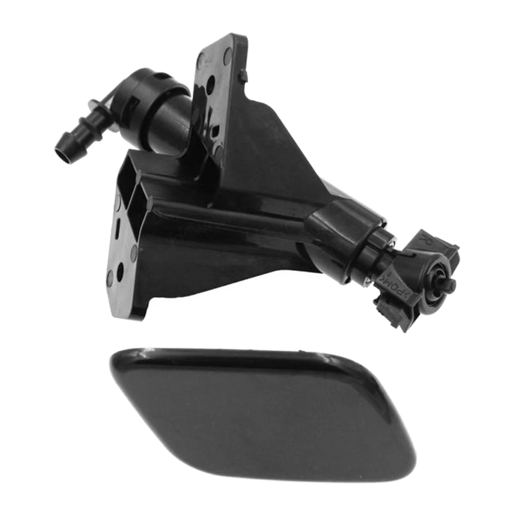 Headlight Washer Nozzle Head Light Lamp Cleaning Spray Pump+ Cover Cap