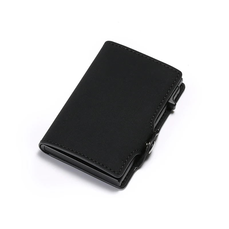 Carbon Fiber Rfid Wallets Slim Thin Money Bags Short Small Male Purses Card Holder Slot Wallets Magic Smart Walet Cartera Hombre 