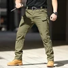 2024 New Mens Tactical Pants Multiple Pocket Elasticity Military Urban Commuter Tacitcal Trousers Men Slim Fat Cargo Pant 5XL 2