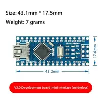 Mini / Type-C / Micro USB Nano 3.0 With the bootloader compatible Nano controller for arduino CH340 USB driver 16Mhz ATMEGA328P - Image 2
