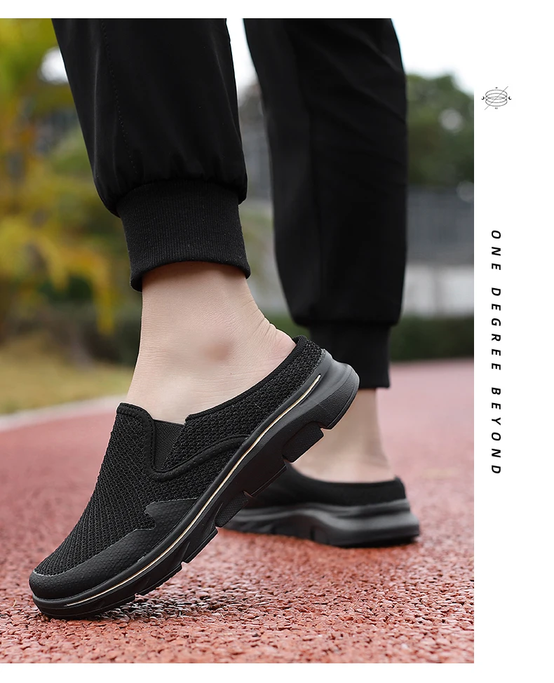 Männer Hausschuhe Neue Sommer Atmungsaktive Hause Hausschuhe Männer Dicken Boden Dias Fashion Outdoor Wanderschuhe Zapatillas Hombre – Detail 10