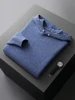 ADDONEE Men Hooded Pullover Cashmere Sweater Autumn Winter 100% Merino Wool Knitwear Smart Casual Sweater Korean Fashion Tops 2