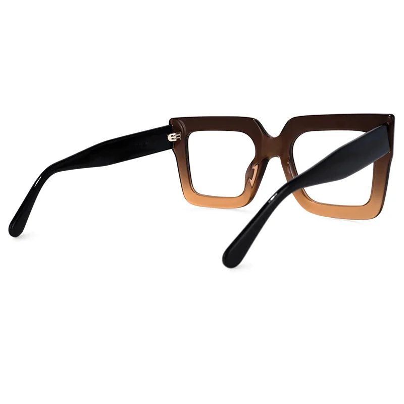 Women Glasses Frames Oversized Square Transparent Optical Lenses Eyewear