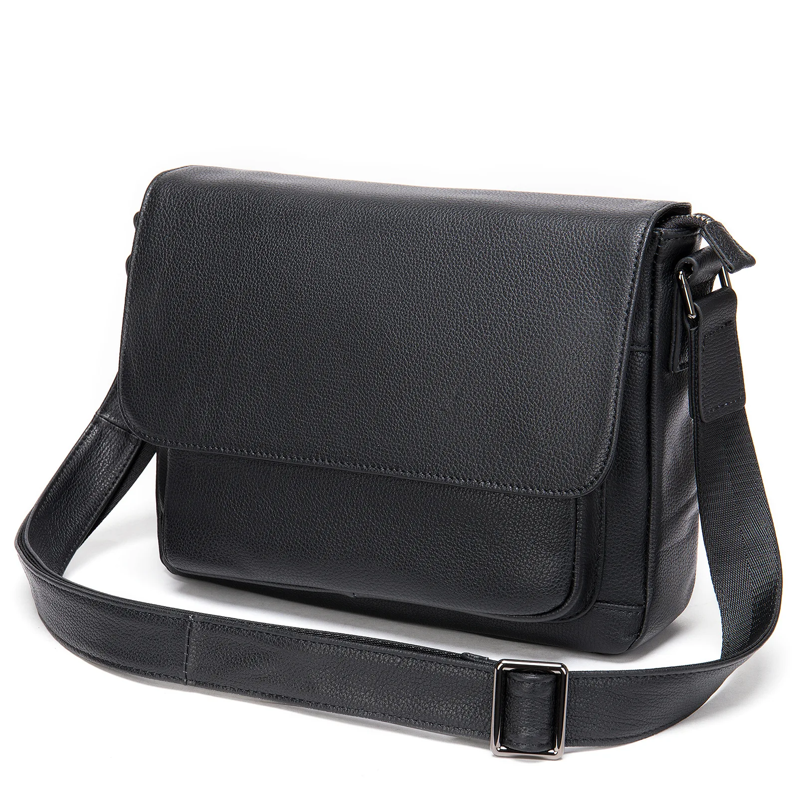 

Fashion Shoulder Bag Genuine Leather Crossbody Bag Male Female Messenger Bag Soft Cowskin Leather Sling Bag Message Bag Man Bags