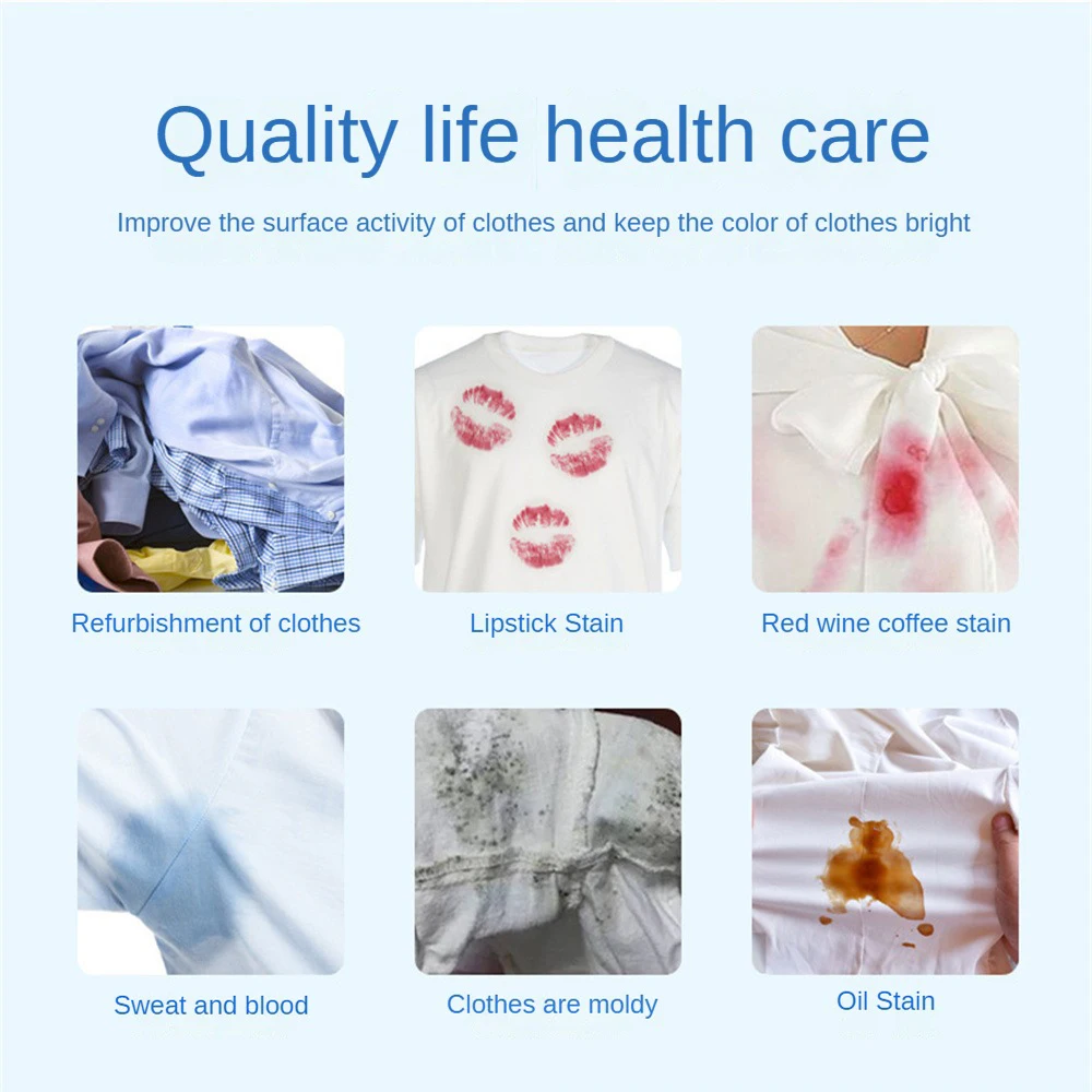 Multi-purpose Explosive Salt Mild Decontamination Cleaning Tools Clothes Bleach Skinless Detergent Household Items Natural