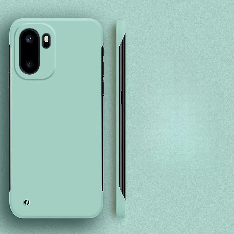 Frameless Slim Skin Matte Hard PC ShockProof Bumper Case