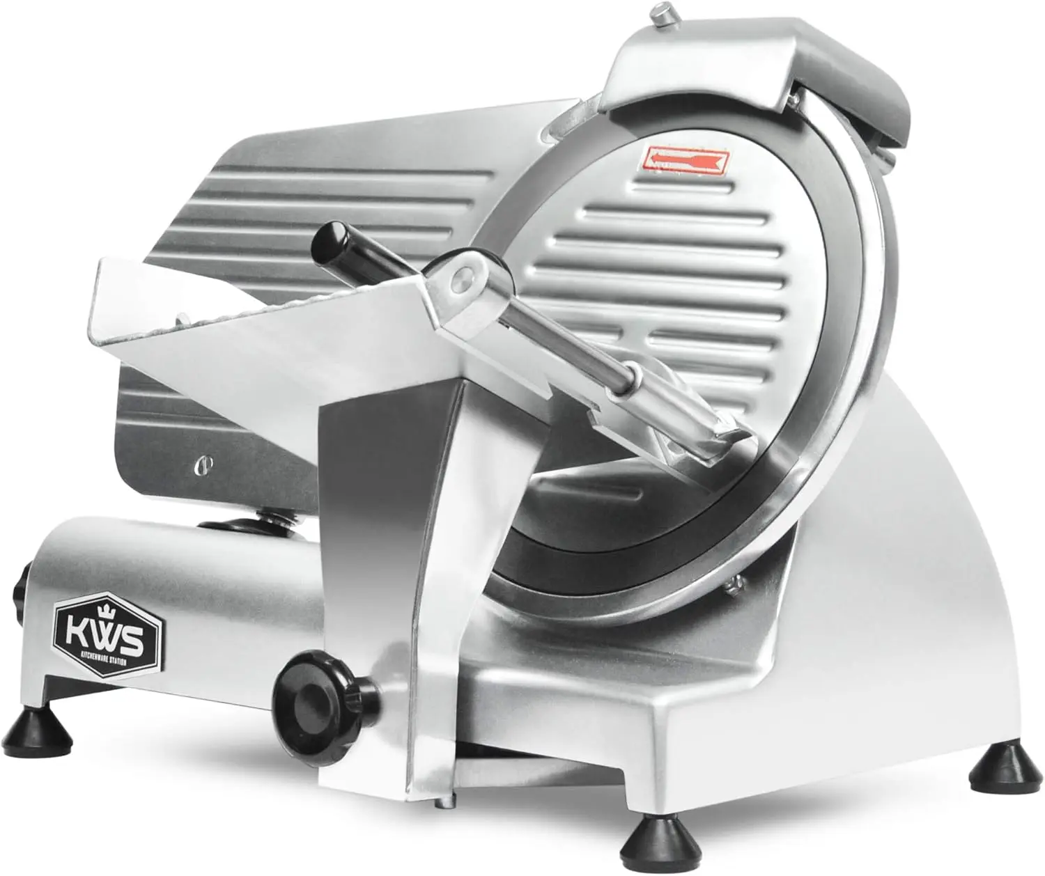 MS-10NS 320W Motor Electric Meat Slicer 10-Inch with 304 Stainless Steel Blade, Frozen Meat/Cheese/Food Slicer Low Noise Com 2