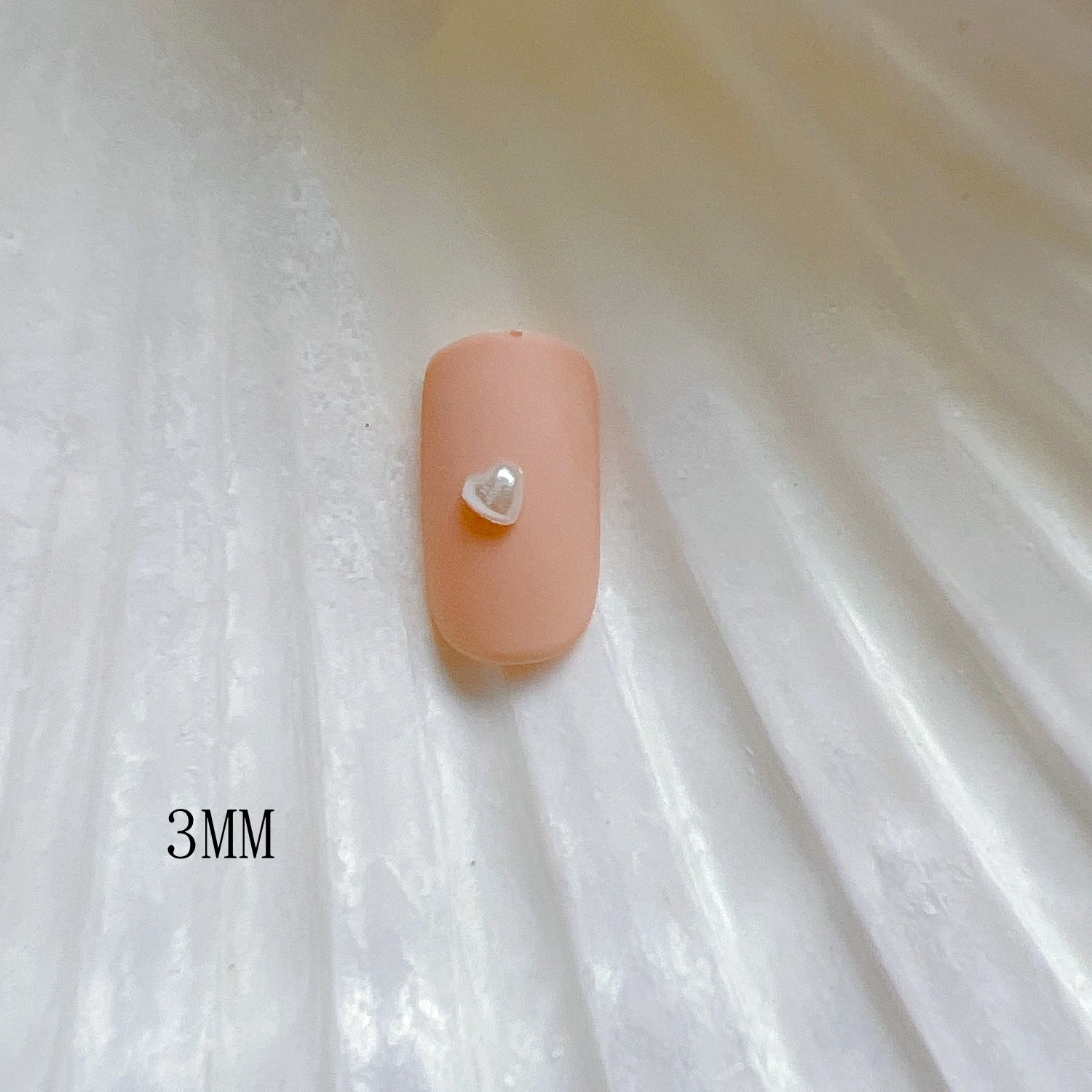 100pcs 다른 모양 플랫 백 진주 스퀘어 하트 드롭 모양 진주 네일 장식 진주 네일 아트 장식