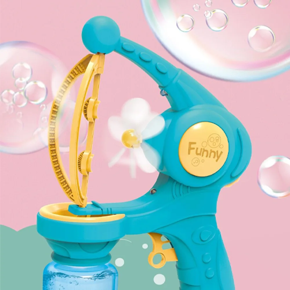 Blowing Bubbles Automatic Bubble Gun Toys Machine Summer Outdoor Party Play Toy For Kids Birthday Surprise Gifts for Water Park 4