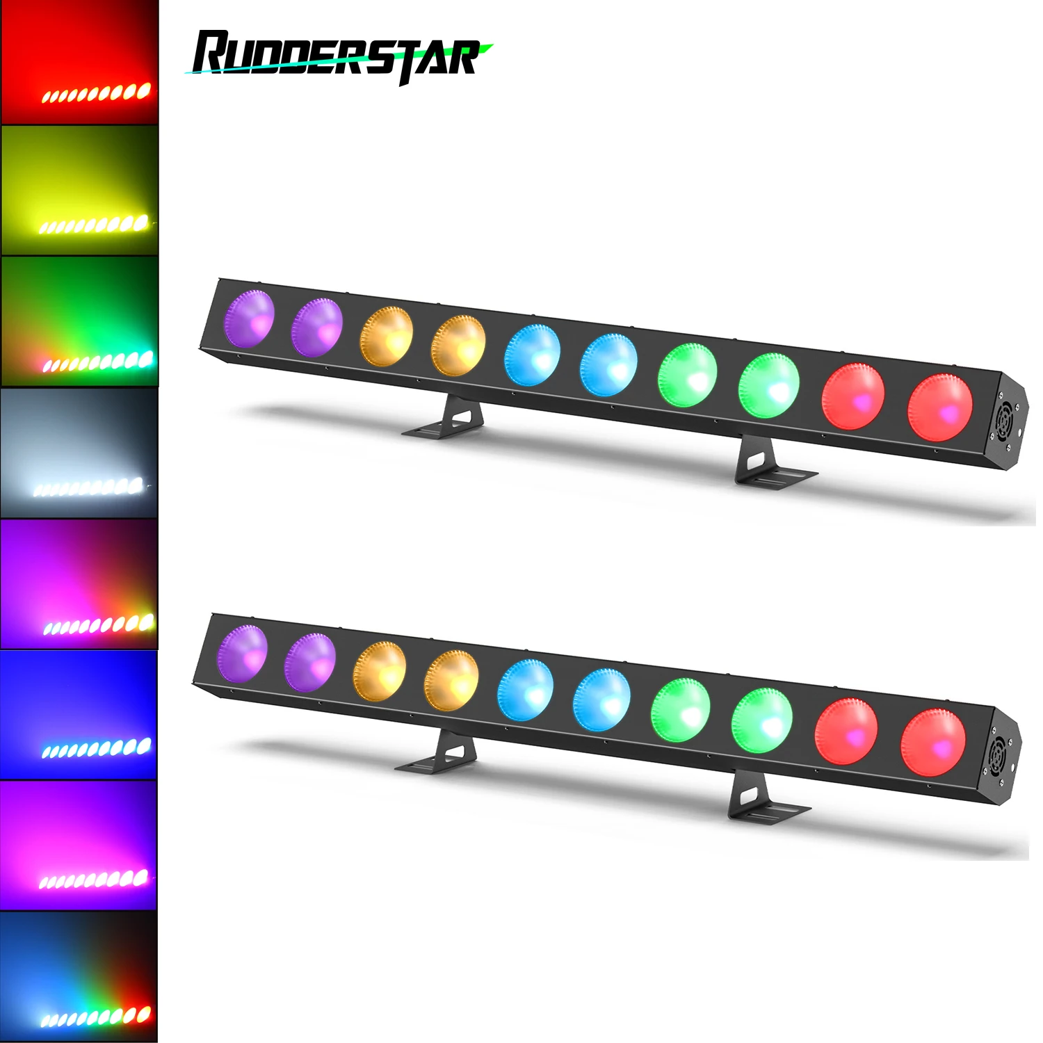 1/2PCS COB Matrix Light 10x12W RGBW LEDs Stage Effect Lighting Wall Washer Lights for Concert Party Wedding Nightclub Dance Hall
