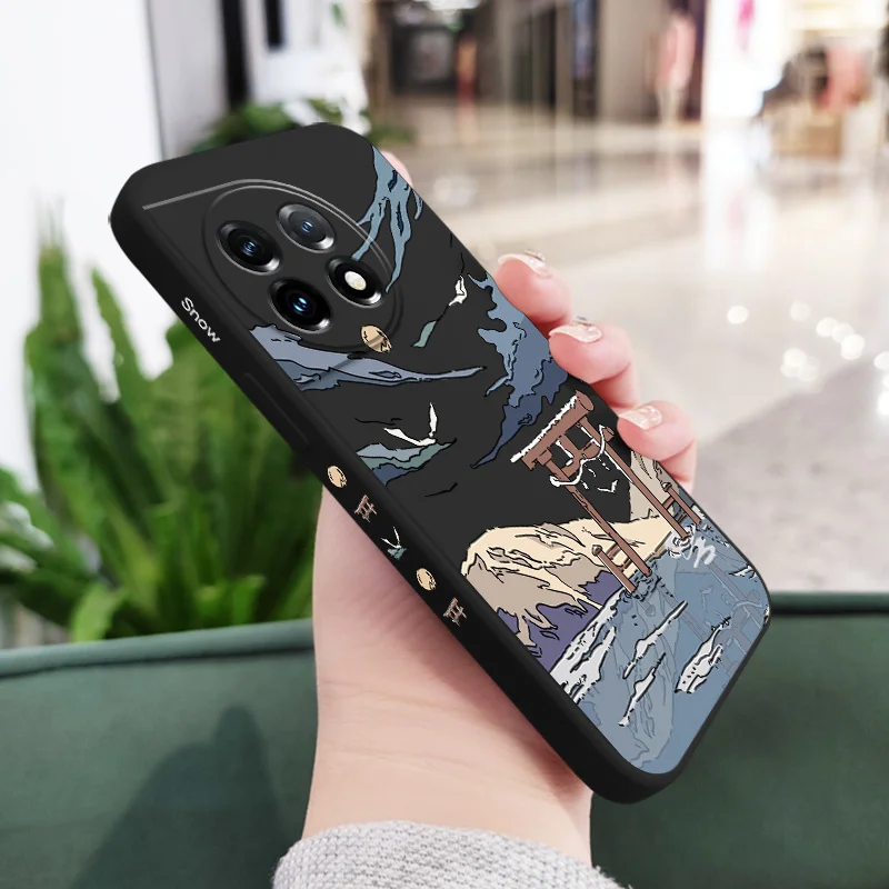 Snowy Gate Liquid Silicone Phone Case
