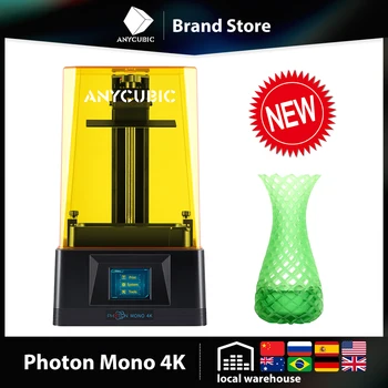 ANYCUBIC-impresora 3D Photon Mono/Mono X 6K, máquina de impresión de resina UV, 2 en 1, SLA/LCD 4