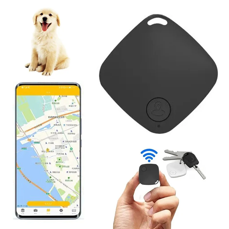 GPS Locator Smart Mini Key Kids Bag Dog Cat Pet Bluetooth 5.0 Anti-lost Reminder for Ios Android