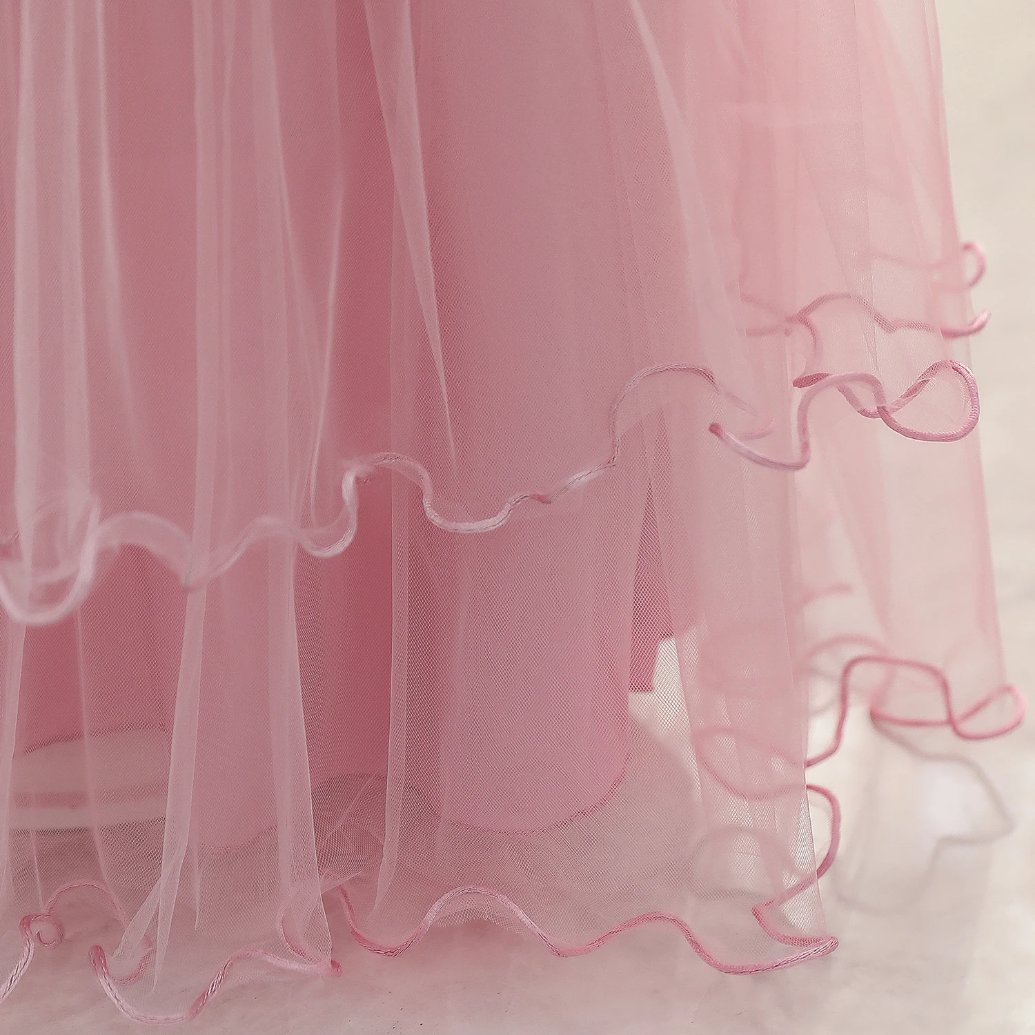 Princess Girls Dress Summer Lace Bridesmaid Party Dress Flower Costume For Girls Wedding