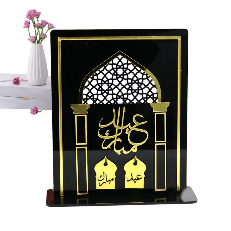 

Акриловый календарь Eid Decor, акриловое оформление Eid, настольное украшение, орнамент обратного отсчета, настольное украшение