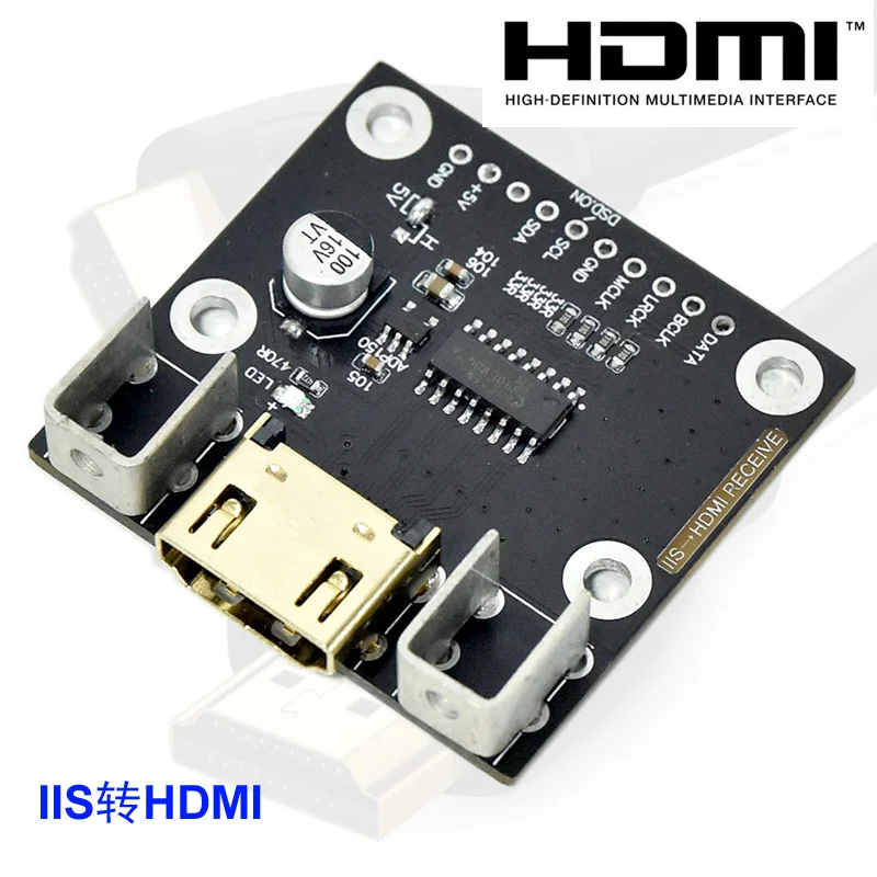 

Latest HDMI To I2S Receiver Board I2S To HDMI Transmitter Board Differential I2S Signal Conversion DAC Decoder