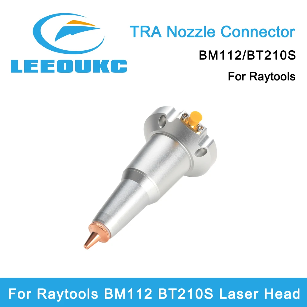 

LEEOUKC Raytools BM112 /BT210S 3D Laser Nozzle Connector Head Sensor TRA Part For Raytools Fiber Cutting Head High Quality