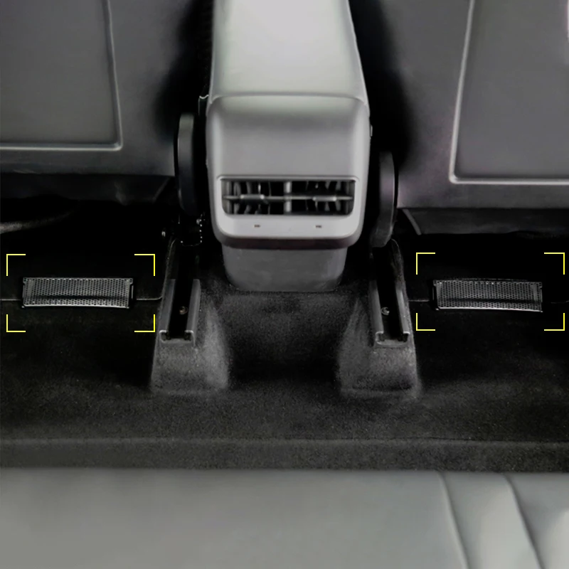 For Tesla Model Y Air Vent Anti-Blocking Dust Cover Anti-blocking Dust Cover Net Car Air Outlet Covers Under Seat