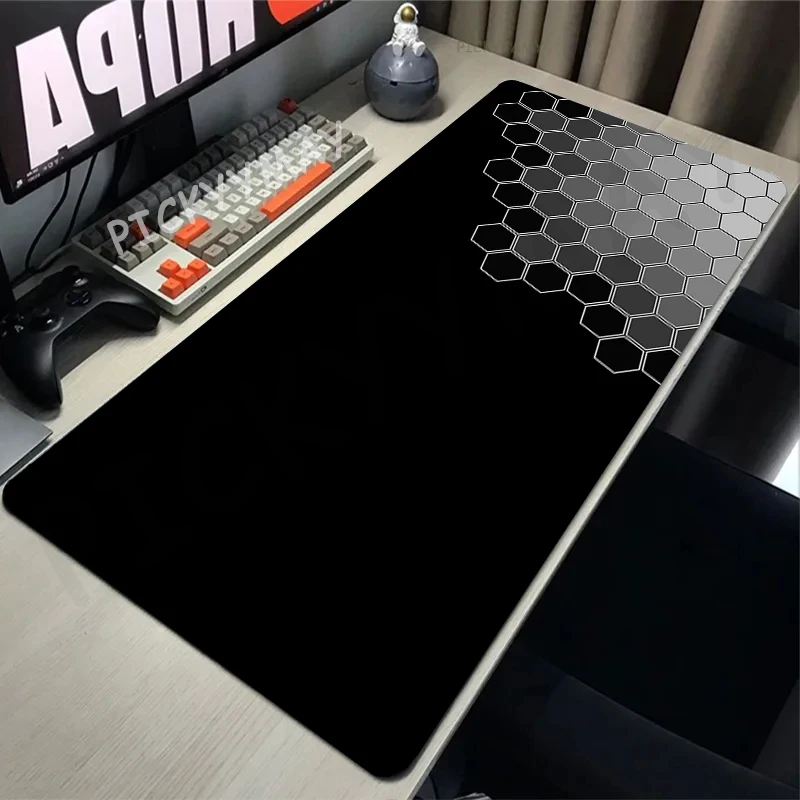 Geometric Large Mouse Pad 100x50cm Big Computer Mousepads Minimalism Mousepad Big Keyboard Mat Gamer Mouse Pads Desk Mats — view 5