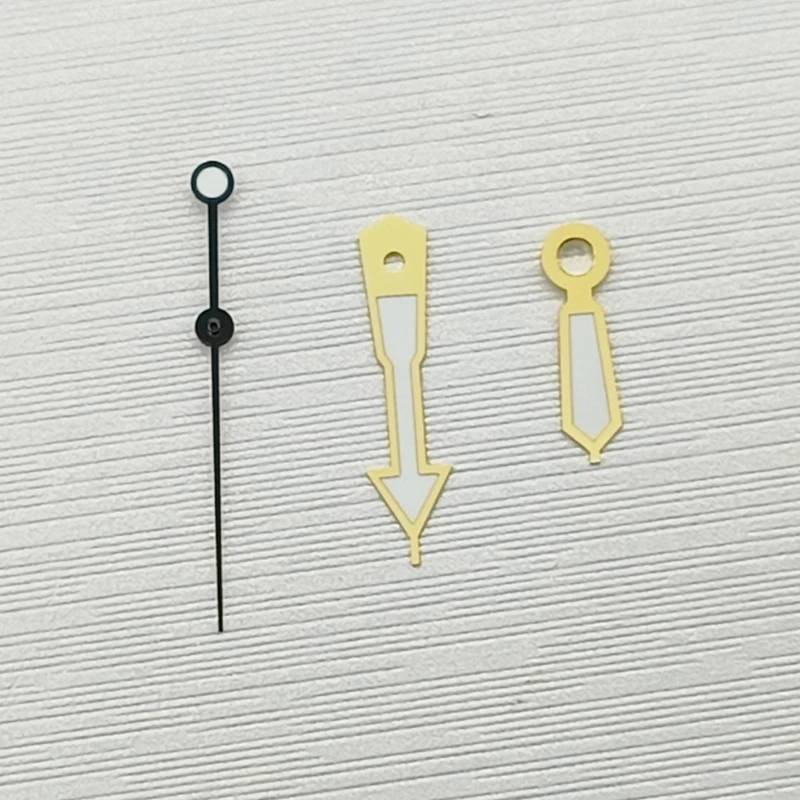 NH35 NH36 Uhrzeiger, grün leuchtender Zeiger, passend für NH36 4R35 4R36 7S Uhrwerk SKX007 SKX009 SRPD Uhrzeiger-Kit – Detail 5