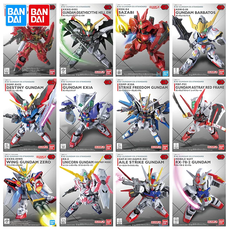 반다이 Sdex 건담 모델 키트 조립 메카 로봇 Rx78 유니콘 스트라이크 프리덤..