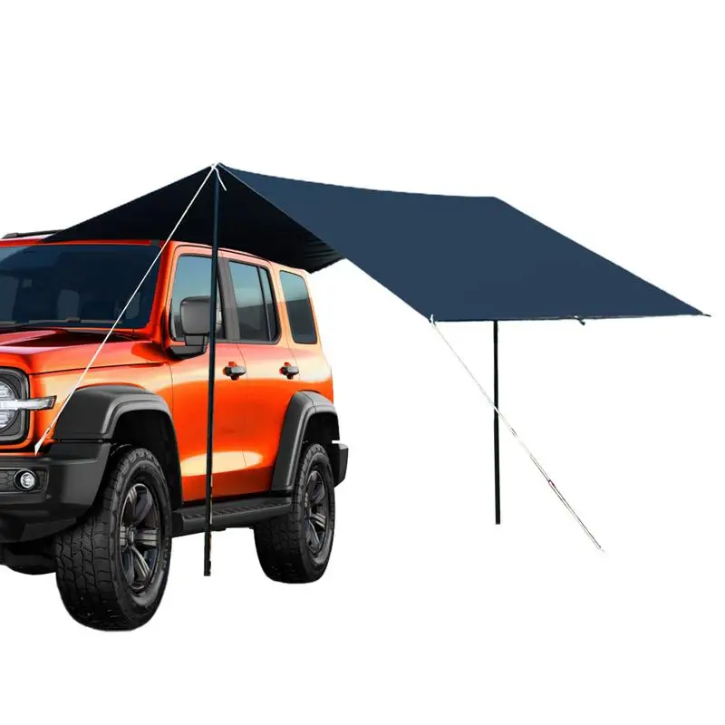 

Car Tents For Camping SUV Waterproof Foldable Awning Canopy Bear Harsh Weather Conditions Camping Shade Durable Car travel Tent