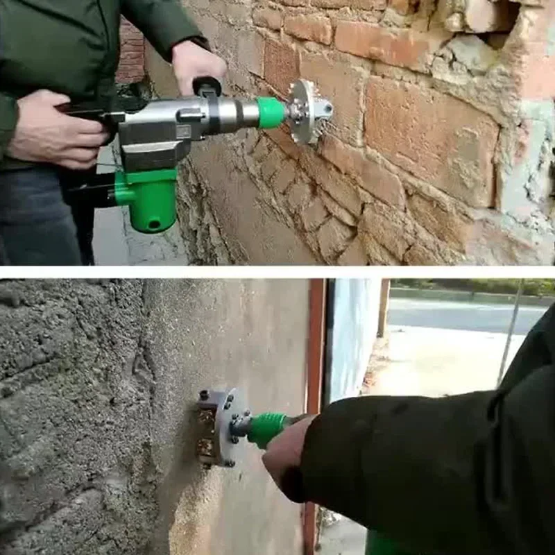 New 220v Electric Chisel Hair Machine Cement Surface Hair Machine Bridge Deck Box Beam Hand-held Chisel Hammer Stone Machin