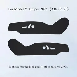Premium Car Door Anti - Kick Protective Pad - Door Panel & Seat Side Kick Mat Accessory (Seat Leather grain)