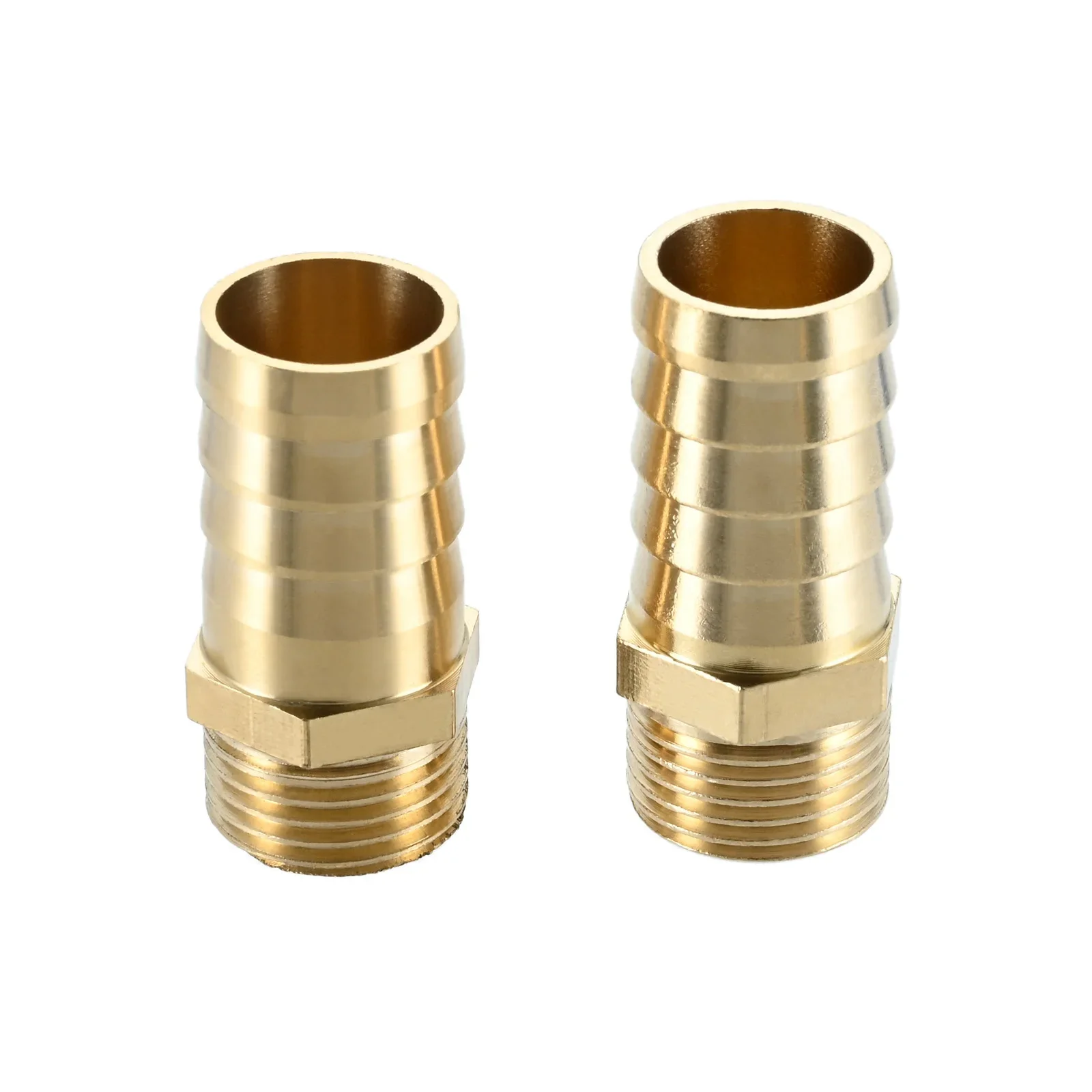 1Set 3 Way L-port Shut Off 1/2"G Thread Ball Valve with 1/2" Hose Barb T Shaped Brass Fitting One Switch with 3 Pipe Clamps