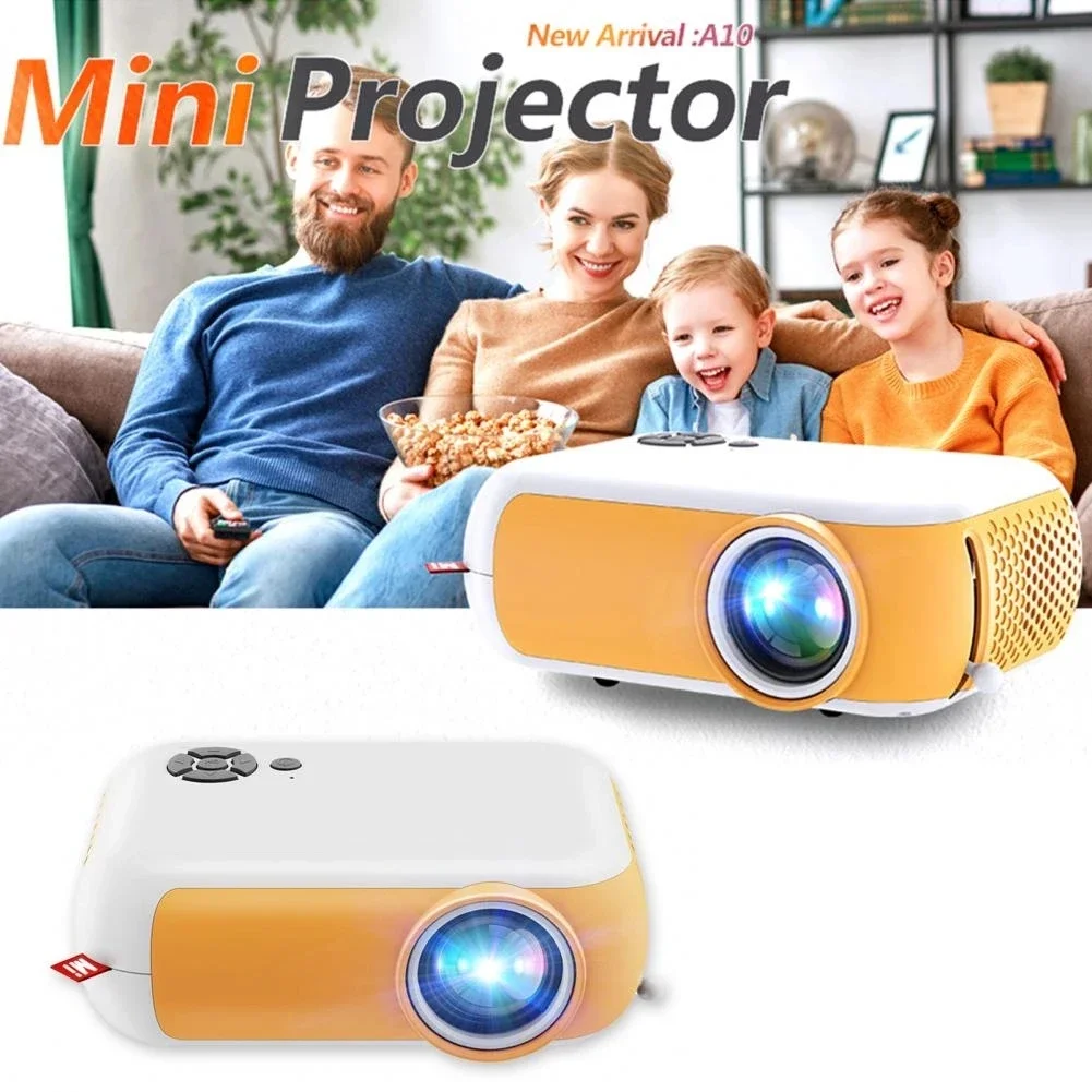 

Mini Projector Portable Support HD 1080P Home Theatre 6000 Lumens Maircast Smart Phone Multimedia LED Video Outdoor Projectors