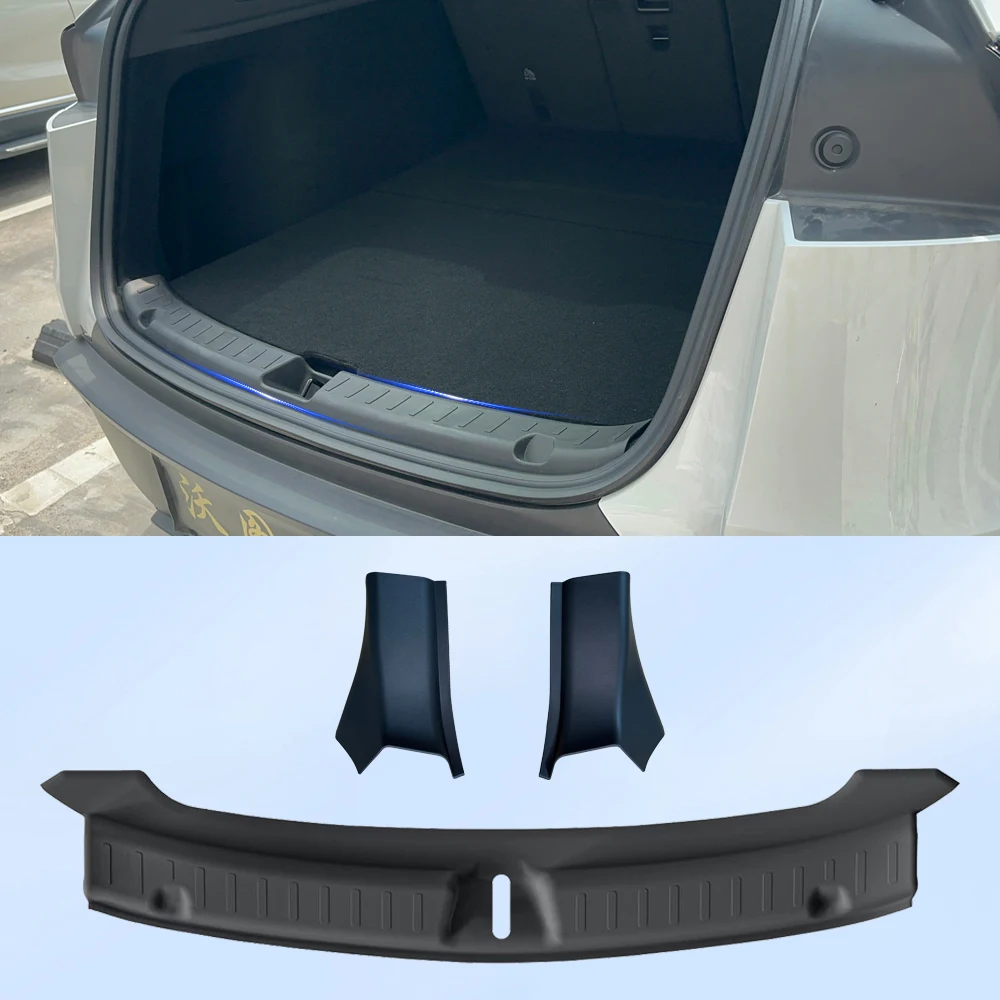 Durable Rear Bumper Guard & Cargo Protector Trunk Mat Cover