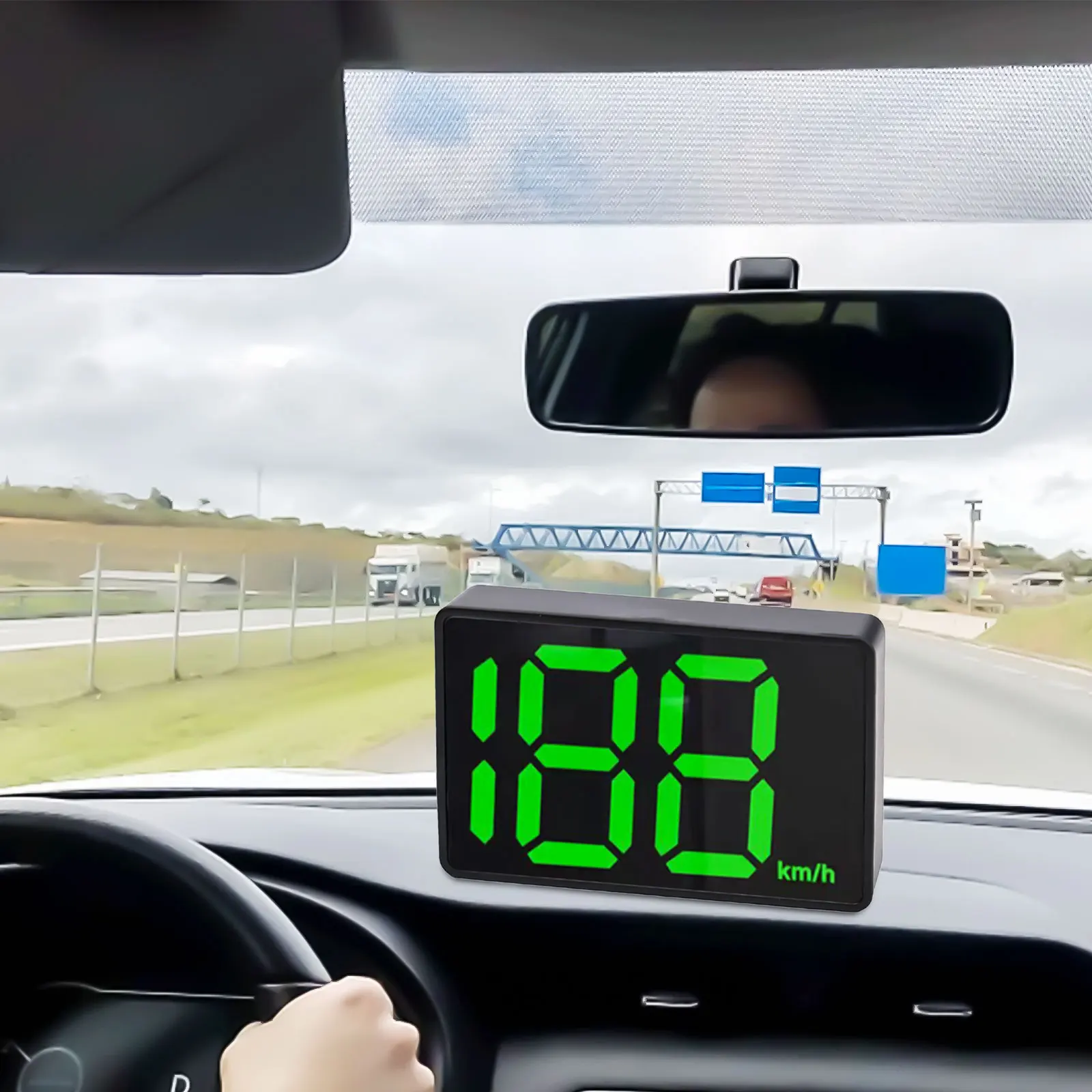 

High Quality Practical Brand New Speedometer Display HUD GPS Head Up Overspeed Alarm Digital Car Interiro Accessories