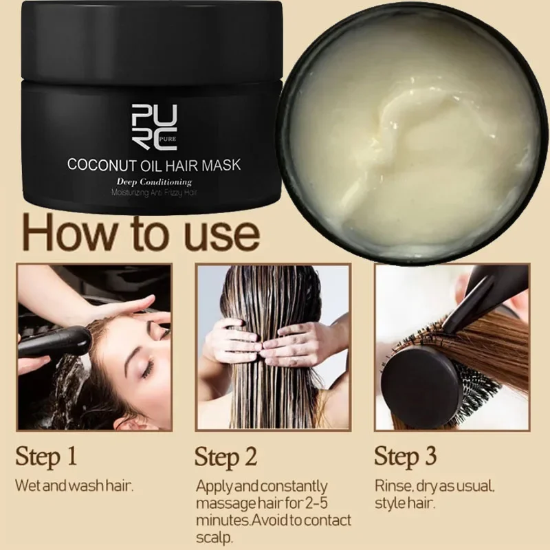 5 Seconds Magical Hair Mask 50ml Repair Damaged Carry Hair Frizzy Soft Smooth Shiny Deep Moisturize Treat Care Essential Oil