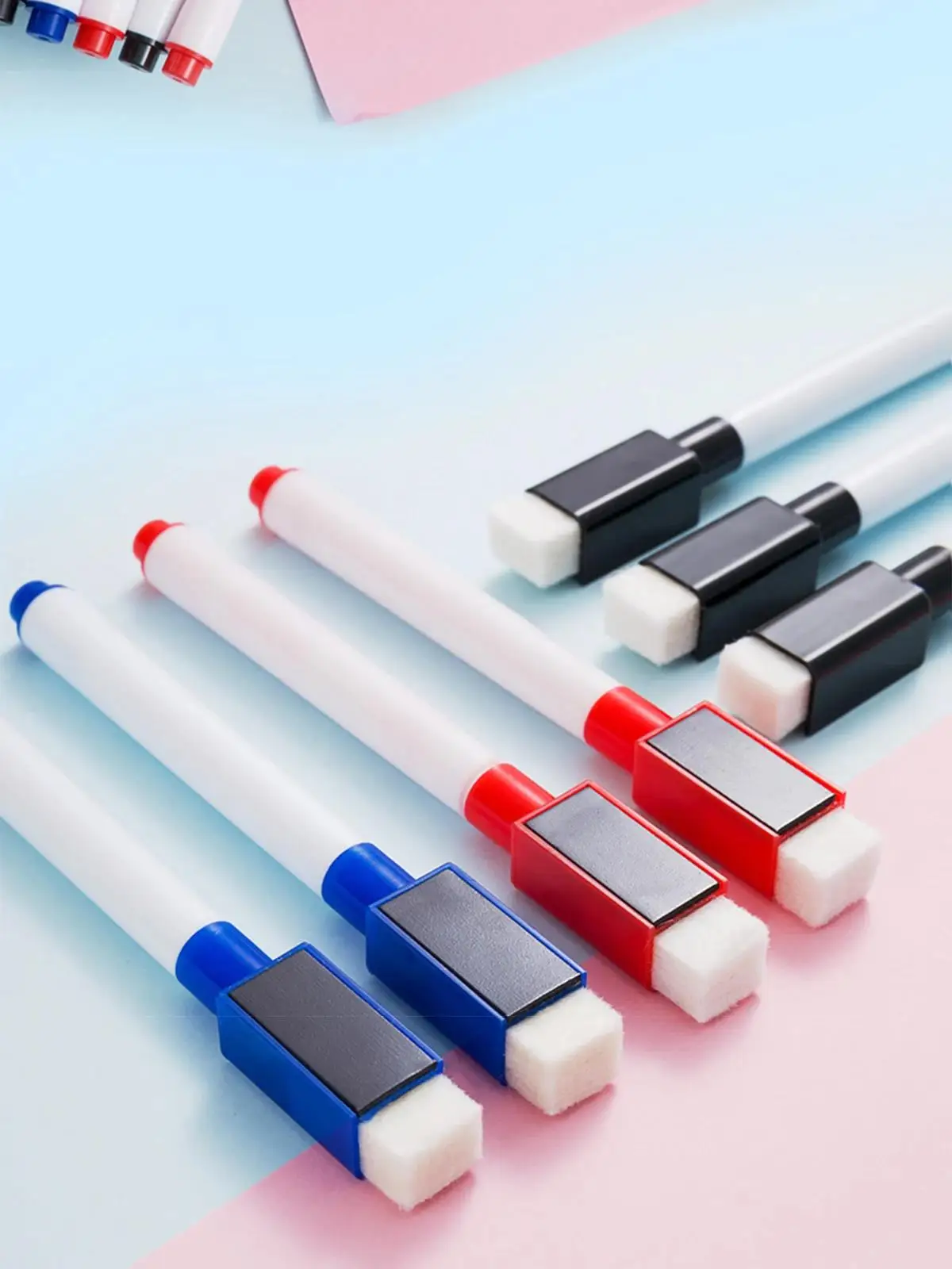 8 Teile/satz Magnetische Whiteboard Marker Stift Trocken Löschen Marker Mit Radiergummi Für Büro Schule Schreibwaren Schreiben Zeichnung Stift Trocken Löschen – Detail 15