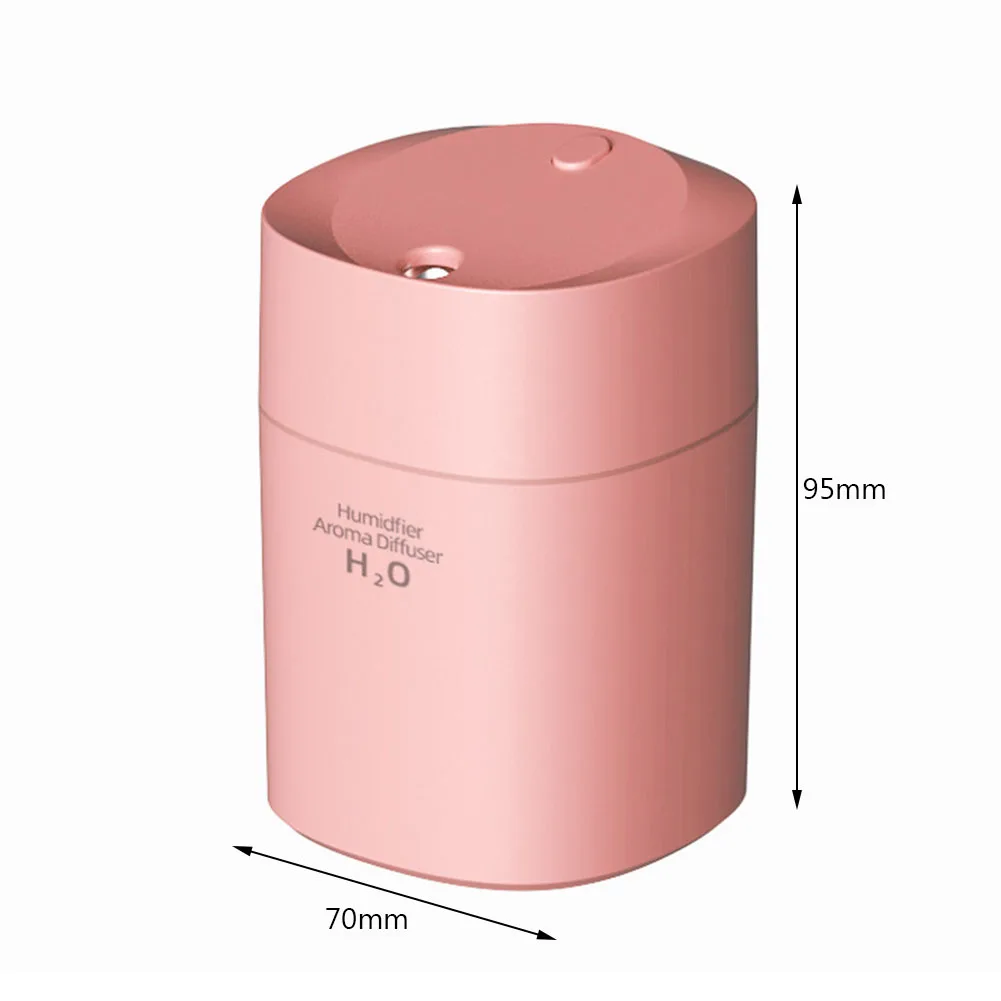 Portable Air Humidifier Essential Oil Aromatic Diffuser Silent Cool Mist Humidifiers USB Charging for Living Room Car