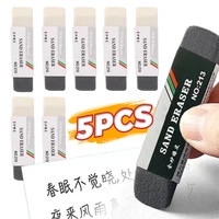 5-1Pcs Ink Erasers for Ballpoint Pen Gel Pen Pencil Matte Eraser Office School Stationery Clean Correction Supplies Sand Rubber 1
