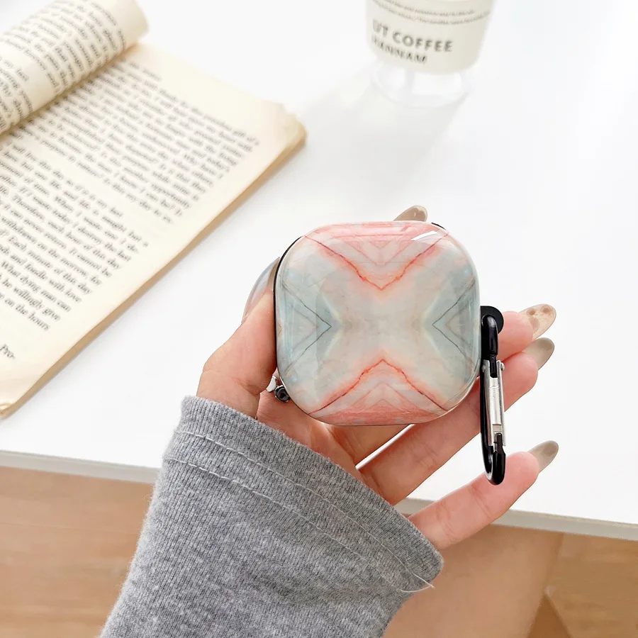 Per Samsung Galaxy Buds2 Pro / Buds Live / Buds Pro Custodia Custodia In Marmo Di Lusso Custodia In Silicone Per Auricolari Per Galaxy Buds Live Case