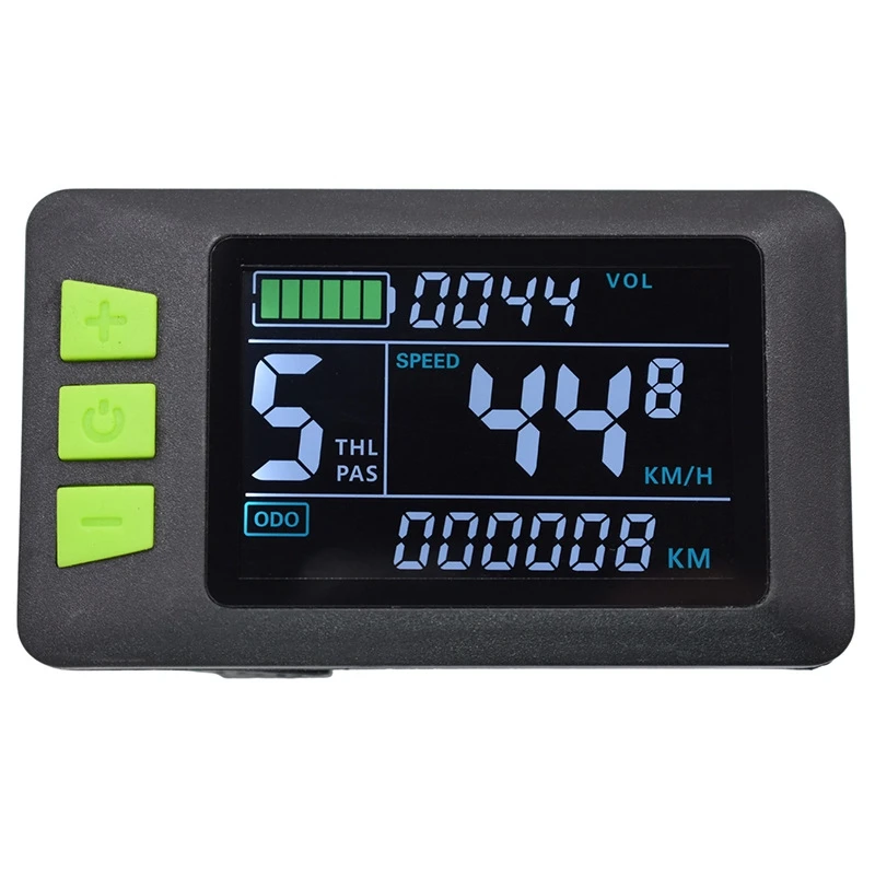 

24V-60V LCD Display P3C Color Screen Meter Electric Bicycle Meter Suitable For Electric Scooter (5-Core Waterproof Line)
