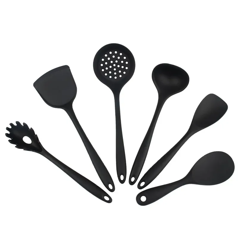 Cooking Kitchenware Tools Silicone Spoon Spatula Shovel Utensils Non-stick Cookware Kitchen Gadgets Cooking Accessories