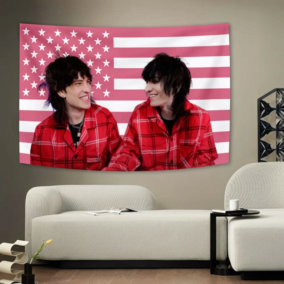 Jakes Webbers and Johnnies American flag Tapestry Guilbert Wall Flags Room Decor Aesthetic Tapestries Home Banners