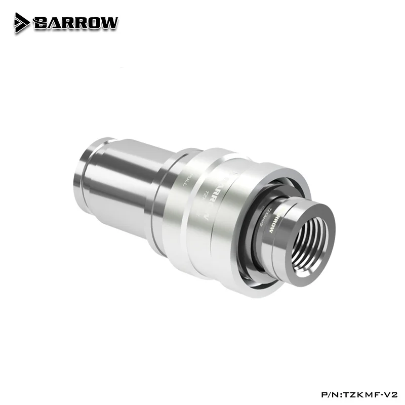 Conector de Desconexão Rápida do Carrinho de Mão Masculino Fêmea Kit g1 Encaixes de Componentes de Resfriamento de Água do Computador Faça Você Mesmo Tzkmf-v2 - Imagem 4