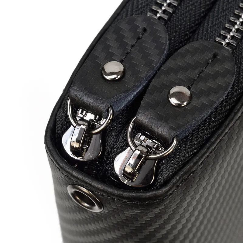 Premium Leather Long Wallet with Money Clip