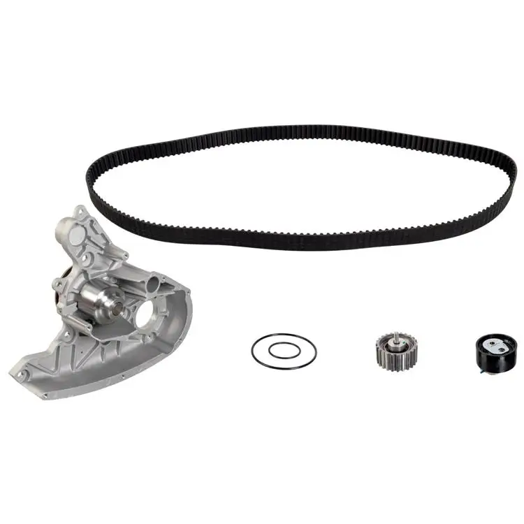 Timing Belt Kit with Water Pump fit for Fiat DUCATO Box VKMC02390 504076915 Timing Belt Set Tensioner Pulley 71736716S1 60t 20t htd 3m pulley set for 3 1 belt width 10mm 20teeth belt pulleys 3m synchronous wheels set 60teeth htd3m timing pulley kit