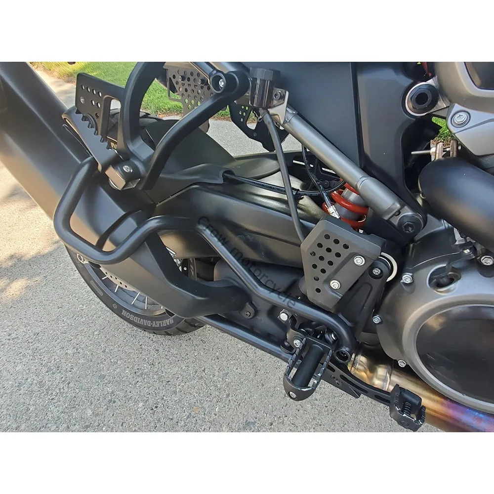Harley Pan America 1250 S RA1250 S 2021-2024 오토바이 액세서리 블랙 배기 머플러 가드 크래시 바 부품