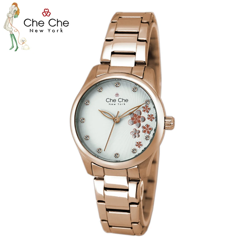 che-che-cc032-watch-for-women-elegant-small-dial-cherry-blossom-women's-national-style-french-simple-quartz-sweet-clover-table